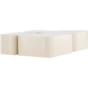 Flora organische salontafels - set van 3 - beige
