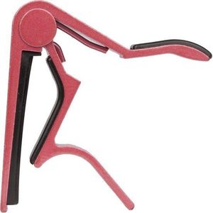 Gitaar Capo met grip - Metallic Roze