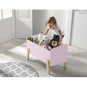 Vipack - Speelgoedkist - Kiddy - hout - oudroze