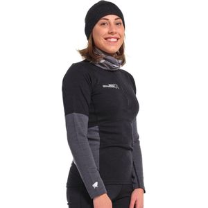 Rock Experience MOONSTONE HZ LS Dames Skipully Zwart M - Caviar Melange + Ebony Thermokleding