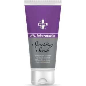 HFL Laboratories - Sparkling Scrub - 100ml - Voor Handen & Voeten - Op Basis van Aardbeienpitjes