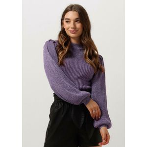 Notre-V Nv Cathey Top Tops & T-shirts Dames - Shirt - Paars - Maat XXL