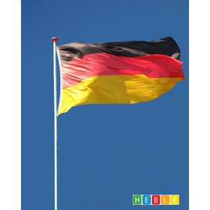 *** Grote Duitse Vlag 90x150cm - Vlag Germany - van Heble® ***