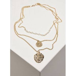 Urban Classics - Lion Layering Ketting - Goudkleurig