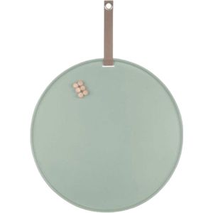 Present Time - Magneetbord - Memobord - ijzer - Ø50cm - groen