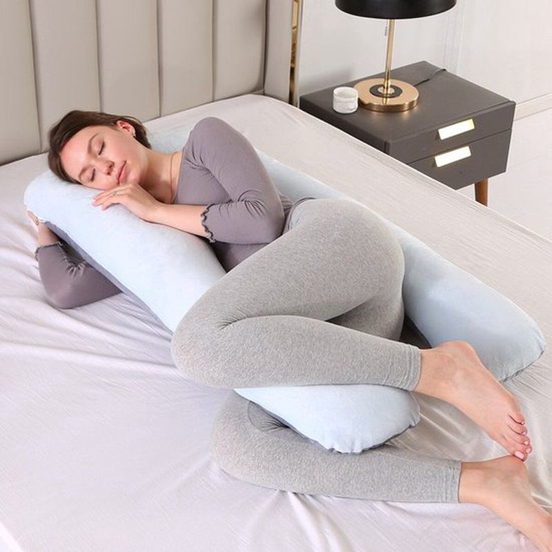 zwangerschapskussen - zijslaapkussen volwassenen - lichaamskussen zijslaper - body pillow - lichaamskussen