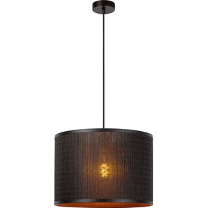 Lucide TAGALOG - Hanglamp - Ø 40 cm - 1xE27 - Zwart