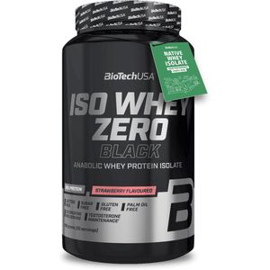 Protein Poeder - Iso Whey Zero Black - 908g - BiotechUSA - Aardbei