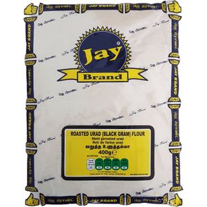 Jay Brand - Geroosterde Zwarte Linzenmeel - Roasted Urad Flour - 3x 400 g