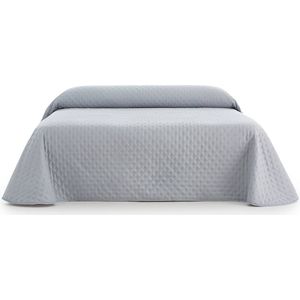Bedsprei Nature Lichtgrijs Bed 180/200cm - Sprei 270x270cm