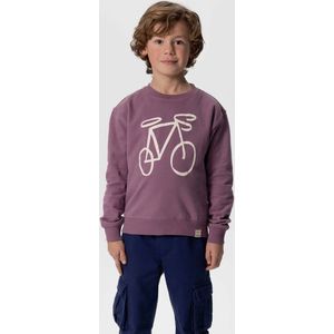 Sissy-Boy - Paarse sweater met fiets