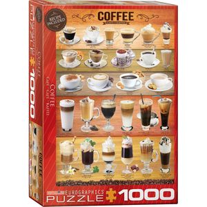 Eurographics puzzel Coffee - 1000 stukjes