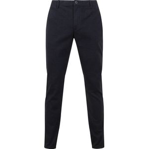 Alberto - Rob Stretch Broek Navy - Heren - Maat W 34 - L 32 - Slim-fit