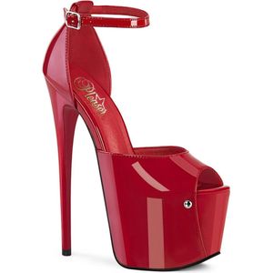 Pleaser - JUBILANT-15 Sandaal met enkelband, Paaldans schoenen - US 9 - 39 Shoes - Rood