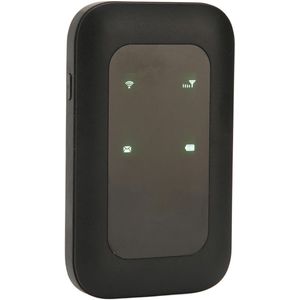 Mobiele wifi-router 4G LTE draagbare hotspot voor onderweg reizen en werk (150 Mbit/s download/50 Mbit/s upload 2100 mAh accu compatibel met Europese normen)