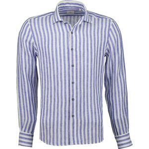 Hensen Overhemd - Extra Lang - Blauw - XL