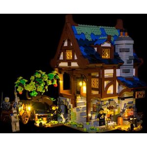 Light My Bricks - Verlichtingsset geschikt voor LEGO Medieval Blacksmith 21325