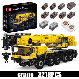 Mouldking 17073 - Liebherr kraan - 3218 onderdelen - Bestuurbaar - Bouwpakket - Bouwset - Past op bekende merken - RC