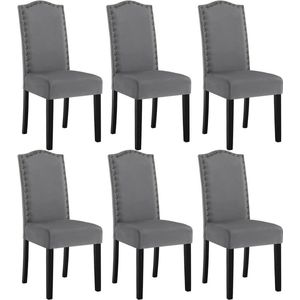 Rootz Velvet Eetkamerstoel - Elegante stoel - Comfortabel zitcomfort - Hoogwaardig fluweel - Massief houten frame - Antislipvoeten - 47 cm x 103 cm x 63 cm