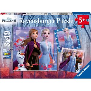 Puzzel Disney Frozen 2 De Reis Begint (3x49 Stukjes)