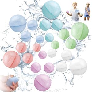 Waterballonnen - Herbruikbare Waterballonnen - Waterspeelgoed - Waterbal 24 Stuks - 6 Kleuren