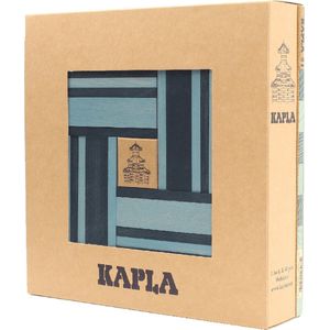 KAPLA - KAPLA Kleur Constructiespeelgoed - Blauw - 40 Plankjes