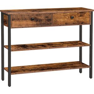 SureDeal® - Consoletafel - Smalle Entree Tafel - Woonkamer - Hal - Industrieel - Gangkast - Bijzettafel