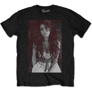 Amy Winehouse - Back To Black Chalk Board Heren T-shirt - L - Zwart