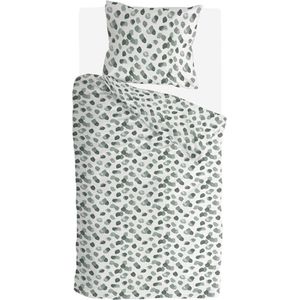 Byrklund Dekbedovertrek Spotty Animal - 140x220 - 100% Katoen - Groen