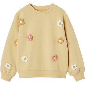 Vertbaudet Meisjessweater met 3D bloemen