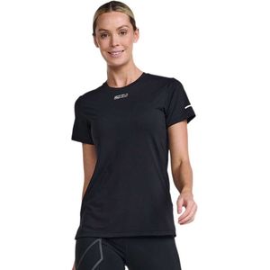 2xu Light Speed T-shirt Met Korte Mouwen Zwart M Vrouw