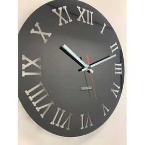 Wandklok CHANTALBRANDO -- BLACK -- TWILIGHT ZONE 40 -- MODERN DESIGN -- MADE IN HOLLAND - HOOGGLANS ZWART