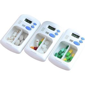 Draagbare Medicijndoos met Digitaal Alarm - Timer Pillendoos voor Medicijnen