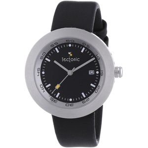 TECTONIC 41-6109-44 Horloge - Staal - Zwart - Ø 39 mm