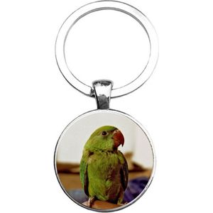 Sleutelhanger Glas - Vogel