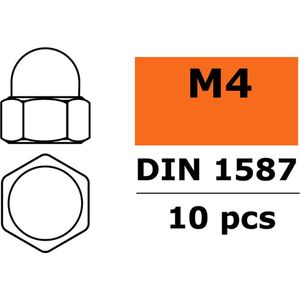 Revtec - Dopmoer - M4 - Gegalvaniseerd staal - 10 st