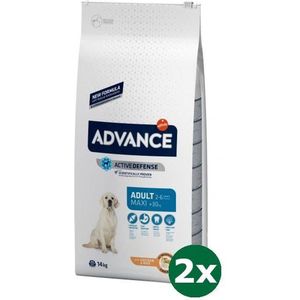 2x14 kg Advance maxi adult hondenvoer