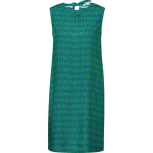 Cecil Minimal Print Sleeveless Dress - Dames Jurk - maat L - appel groen