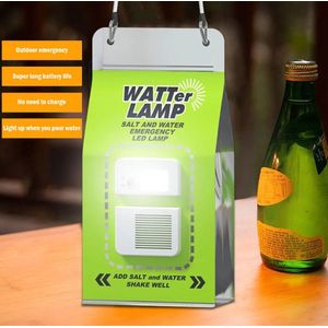 Draagbare Outdoor Campinglamp Zout Water Led Noodlamp Voor Camping Nacht Vislamp Spaarlamp Reisbenodigdheden