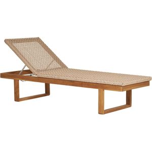 Ligbed Naturel - Teakhout & Rotan - 190x65x38 cm - Ligbed Derby - House Nordic