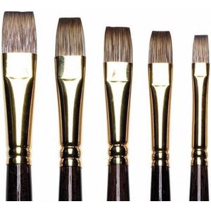 Winsor & Newton Monarch Olieverf Penseel Lange Steel Plat 10