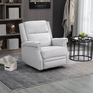 Sweiko 360° roterende lounge stoel, vrije tijd stoel, hotel, slaapkamer, kantoor, lounge vrije tijd fauteuil