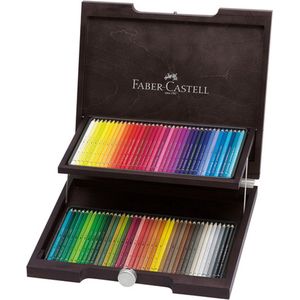 Faber-Castell aquarelpotlood - Albrecht Durer - houten koffer 72 stuks - FC-117572