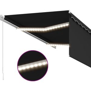 vidaXL-Luifel-handmatig-uittrekbaar-rolgordijn-LED-3x2,5-m-antraciet
