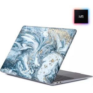 Laptophoes - Geschikt voor MacBook Pro M1 Hoes Case - 13 inch - A2338 (2020) - Galaxy 1