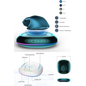 Onopspoorbare computermuis Jiggler met LED & Timer- Wit