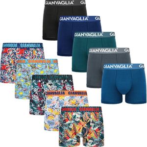 Boxershort Heren | 10-pack | Katoen | Maat XXL | Print | Multicolor | Ondergoed Heren | Onderbroeken Heren