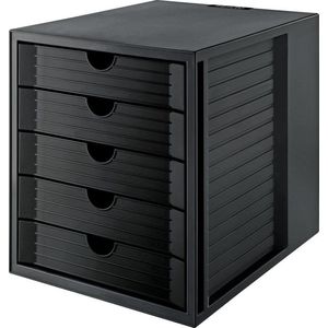 HAN SYSTEMBOX KARMA 14508-13 Ladebox Zwart DIN A4, DIN C4 Aantal lades: 5