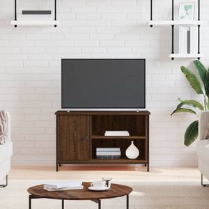 The Living Store Tv-kast - Classic - Meubelen - 80x40x50 cm - Bruineiken