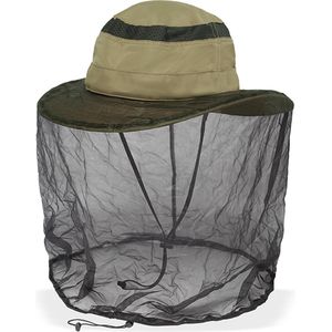 Sunday Afternoons - UV Insectenvrije Crusier hoed voor volwassenen - Outdoor - Donker Kaki - maat L